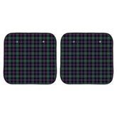 Rose Hunting Modern Tartan Car Sun Shade - 2 Pieces